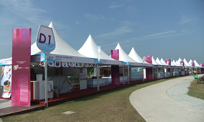 錐頂售賣(mài)篷房