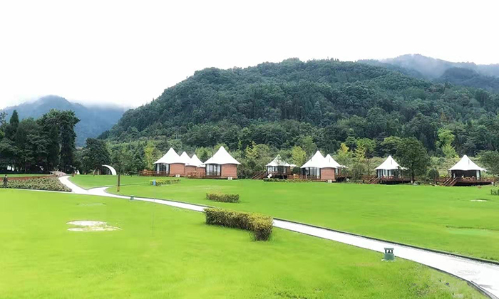 好來(lái)居四川酒店帳篷項(xiàng)目